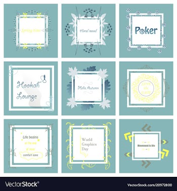 Set of typographic backgrounds motivational vector image