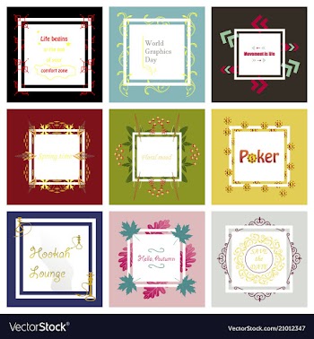 Set of typographic backgrounds motivational vector image