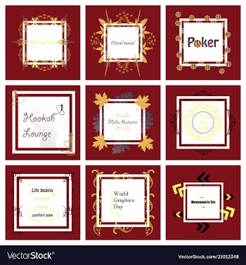 Set of typographic backgrounds motivational vector image