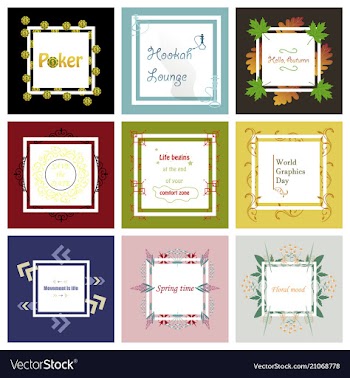 Set of typographic backgrounds motivational vector image