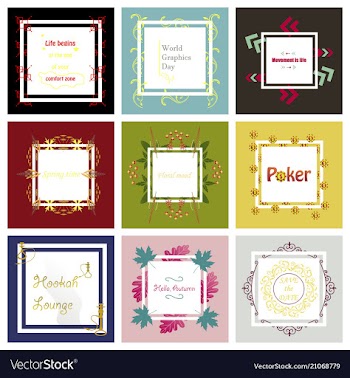 Set of typographic backgrounds motivational vector image