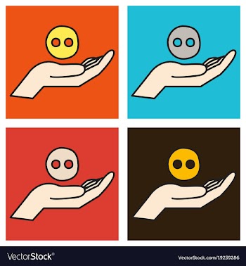 Set of unusual look web icon of modern social vector image