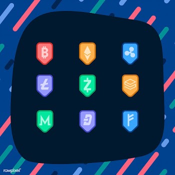 Set of various cryptocurrencies electronic ca.. | Free stock vector - 474803