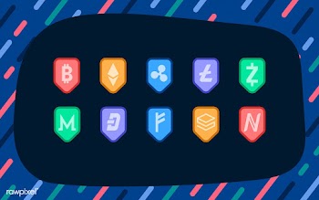 Set of various cryptocurrencies electronic ca.. | Free stock vector - 474809
