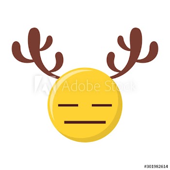 Set of vector illustration of funny christmas emoji