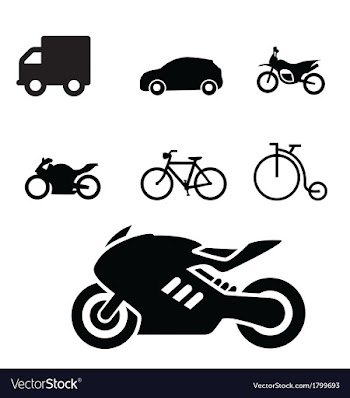  					Set of vehicles icon vector image														