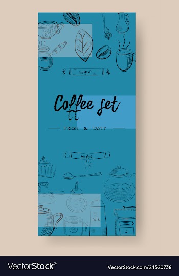 Set of vertical banners with graphic design vector image