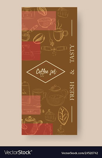 Set of vertical banners with graphic design vector image