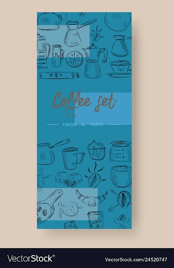 Set of vertical banners with graphic design vector image