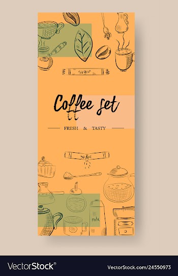 Set of vertical banners with graphic design vector image
