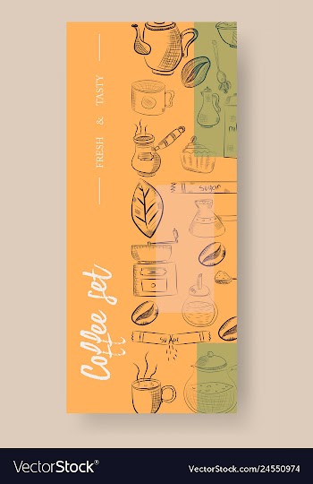 Set of vertical banners with graphic design vector image