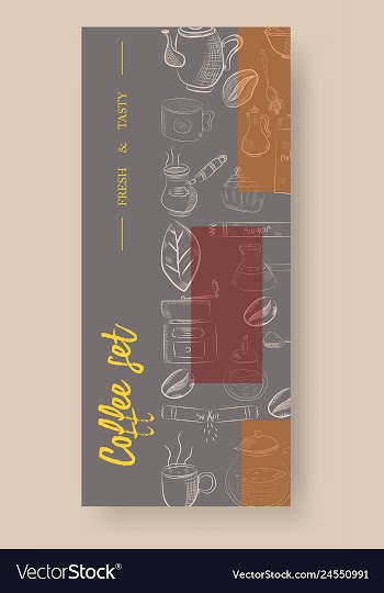 Set of vertical banners with graphic design vector image