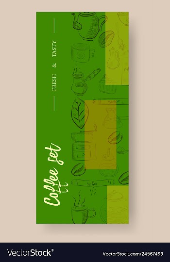 Set of vertical banners with graphic design vector image