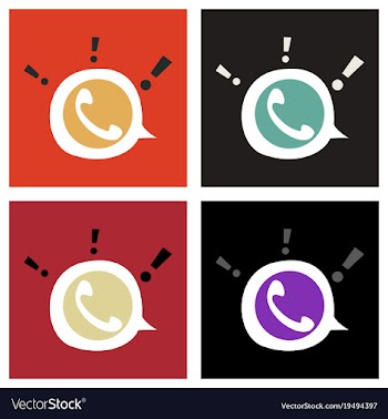 Set of viber flat icon element template for vector image