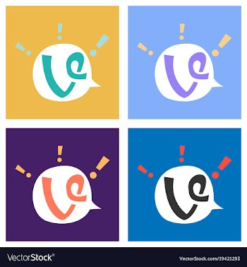 Set of vine icon in thinking cloud vector image