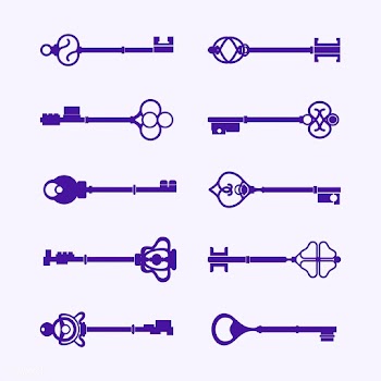 Set of vintage design key vectors | Free stock vector - 543141