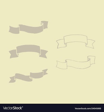 Set of vintage frames on a white background vector image