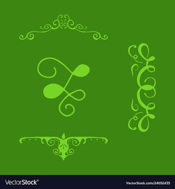 Set of vintage frames on a white background vector image