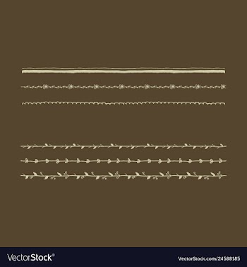 Set of vintage frames on a white background vector image