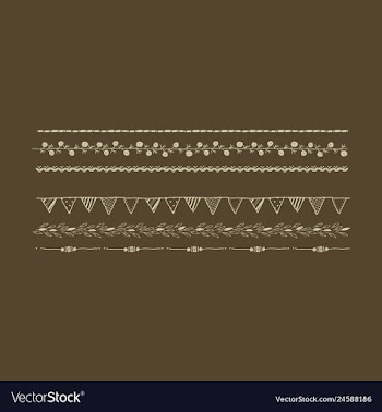 Set of vintage frames on a white background vector image