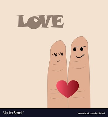 Set of vintage happy valentines day badges and vector image