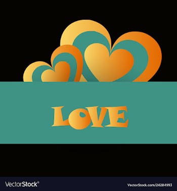 Set of vintage happy valentines day badges and vector image