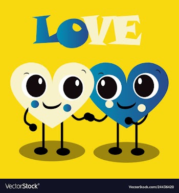 Set of vintage happy valentines day badges and vector image