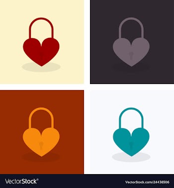 Set of vintage happy valentines day badges and vector image