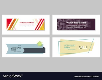 Set of vintage trendy with text colorful old vector image