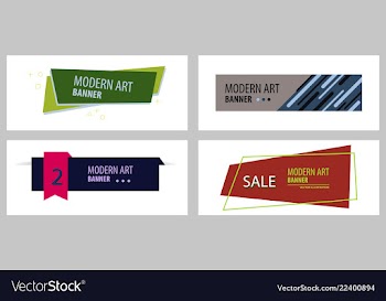 Set of vintage trendy with text colorful old vector image