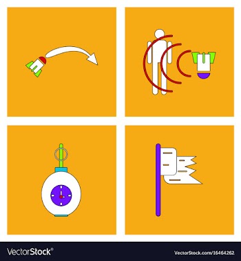 Set of war equipments in color backgroungs vector image