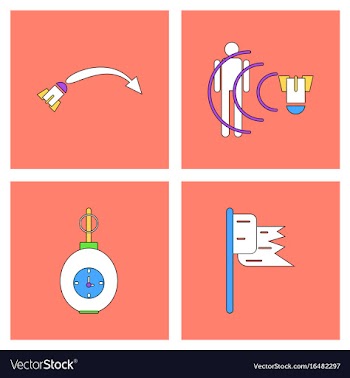 Set of war equipments in color backgroungs vector image
