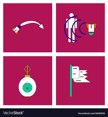Set of war equipments in color backgroungs vector image