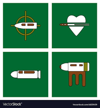Set of war gagets in color sets on backgrounds vector image