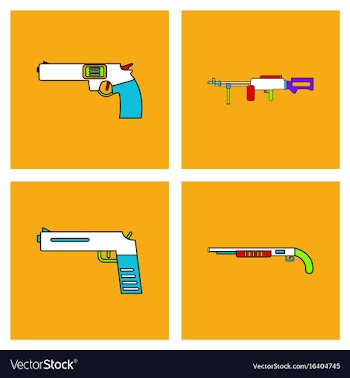 Set of war gagets in color sets on backgrounds vector image