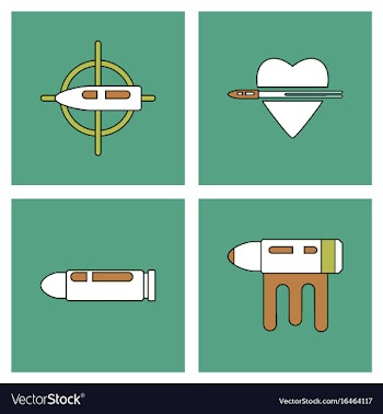 Set of war gagets in color sets on backgrounds vector image