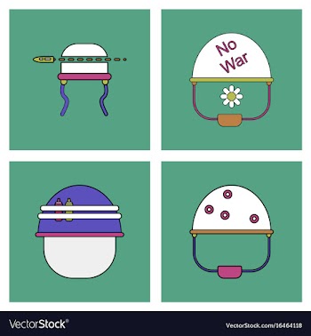 Set of war gagets in color sets on backgrounds vector image