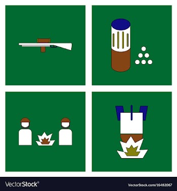Set of war gagets in color sets on backgrounds vector image
