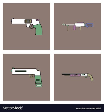 Set of war gagets in color sets on backgrounds vector image