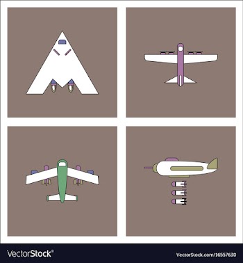 Set of war gagets in color sets on backgrounds vector image
