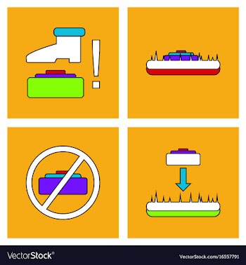 Set of war gagets in color sets on backgrounds vector image