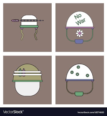 Set of war gagets in color sets on backgrounds vector image