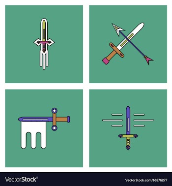 Set of war gagets in color sets on backgrounds vector image