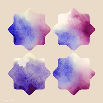 Set of watercolor backgrounds vector | Free stock vector - 473257