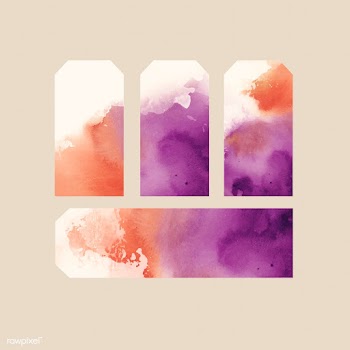 Set of watercolor backgrounds vector | Free stock vector - 473304