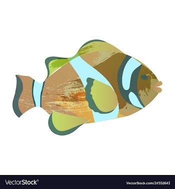 Set of watercolor seaweed corals and stones vector image