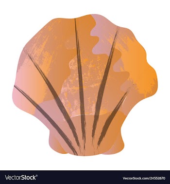 Set of watercolor seaweed corals and stones vector image