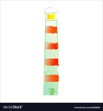 Set of watercolor seaweed corals and stones vector image