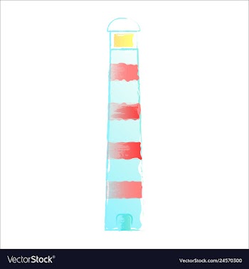 Set of watercolor seaweed corals and stones vector image