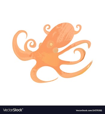 Set of watercolor seaweed corals and stones vector image